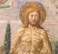 Fresco in San Gimignano - Martyrdom of St Sebastian