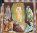 Fresco in San Gimignano - Resurrection of Jesus