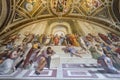 Fresco of the School of Athens in the Vatican Museums