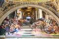 The fresco of the 16th century in the Vatican Museum Royalty Free Stock Photo