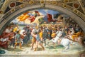 The fresco of the 16th century in the Vatican Museum