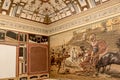 Fresco The Triumph of Achilles by Franz von Matsch, in Achilleion palace of Empress of Austria Elisabeth of Bavaria, in Gastouri,