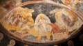 Jesus, Adam and Eve Fresco In Kariye Museum, Istanbul Royalty Free Stock Photo