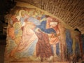 Fresco in Crypt of Siena Cathedral - Judas Kiss