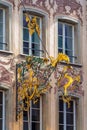 Frescoed building in old city, Lucerne, Switzerland