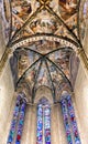 Frescoed Ceiling Arezzo Cathedral Italy Royalty Free Stock Photo