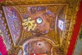 The frescoed dome of Sagrario Chapel in Great Priory Church, on Sept 21 in El Puerto, Spain