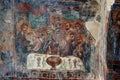 The frescoed interior of Church of Panagia Kera, Crete