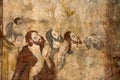 Frescoes in Alquezar, Spain Royalty Free Stock Photo