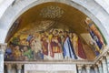 Frescoes. Basilica of Saint Mark. Venice, Italy Royalty Free Stock Photo