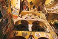 Frescoes with biblical scenes inside the Cathedral of the Resurrection of Christ in Podgorica