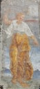 Frescoes on the Case Cazuffi-Rella in Trento Royalty Free Stock Photo