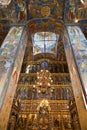 The frescoes in the Church of Elijah the Prophet in Yaroslavl Royalty Free Stock Photo