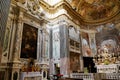 Frescoes by Domenico Piola, Chiesa di San Luca, Via San Luca, Genoa, Italy Royalty Free Stock Photo