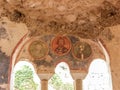 The frescoes and interior of the Church of St. Nicholas. Turkey.