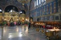 Frescoes on the interior walls of St. Kyriaki church Royalty Free Stock Photo