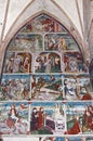 Frescoes in Maria Schnee pilgrimage church, Austria Royalty Free Stock Photo