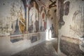 Frescoes with mythological and historical figures by Gentile da Fabriano in Foligno in Palazzo Trinci