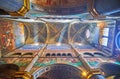 The frescoes and paintings in Cremona Cathedral, on April 6 in Cremona, Italy Royalty Free Stock Photo