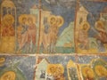 The frescoes in Pskov city