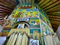 Frescoes in the Ragel Church. Addis Abeba. Ethiopia. Africa