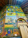 Frescoes in the Ragel Church. Mount Entoto. Addis Abeba. Ethiopia. Africa