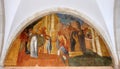 Frescoes with scenes from the life of St. Francis of Assisi