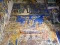 The frescoes of the 12th century Cathedral of the Transfiguration Monastery Mirozhskkogo in Pskov