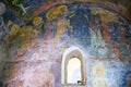 The frescoes of the 12th century Cathedral of the Transfiguration Monastery Mirozhskkogo in Pskov