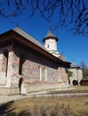 Frescoes wall paintings on the walls of the Church Royalty Free Stock Photo