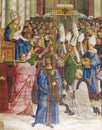 Fresco in Piccolomini Library, Siena