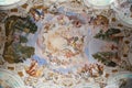 Frescos at Baroque Church Royalty Free Stock Photo