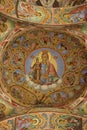 Frescos at Rila Monastery church. Royalty Free Stock Photo