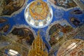 Frescos of subdome space. Church of the Fedorovsky icon of the Mother of God. Uglich, Yaroslavl region