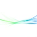 Fresh abstract spring smooth waves background. Bright gradient s