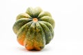 Acorn Squash on White  Background Royalty Free Stock Photo