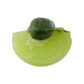 Fresh Amla or Indian gooseberry fruits isolated on a white background Royalty Free Stock Photo