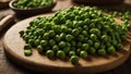 Fresh appetizing green peas ingredient the kitchen vegetarian nutrition harvest healthy