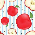 Fresh apple background