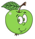 Fresh apple cartoon