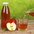 Fresh apple juice Royalty Free Stock Photo