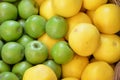 Fresh apple and lemon Royalty Free Stock Photo