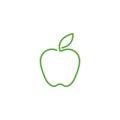 Fresh Apple logo vector Royalty Free Stock Photo