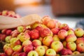 Fresh Apples at Farmers market Royalty Free Stock Photo