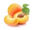 Fresh apricots Royalty Free Stock Photo