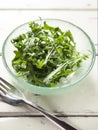 Fresh aragula salad Royalty Free Stock Photo