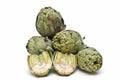 Fresh artichokes. Royalty Free Stock Photo