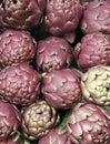 Fresh artichokes for sale at vegetable market 1 Royalty Free Stock Photo