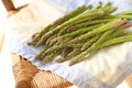 Asparagus on old chair