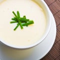 Fresh asparagus soup Royalty Free Stock Photo